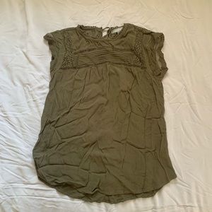 Daniel Rainn Becru Lace Detail Blouse